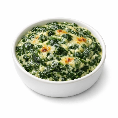 The budget gourmet spinach au gratin frozen