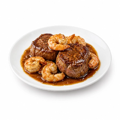The Cheesecake Factory Factory Combinations Steak Diane and Shrimp Scampi