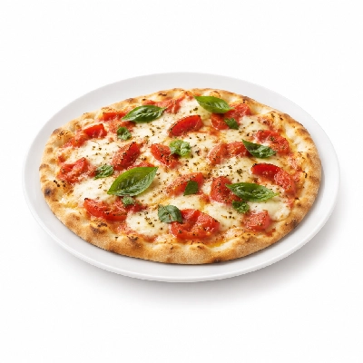 The Cheesecake Factory Fresh Basil Tomato and Cheese Flatbread Pizza