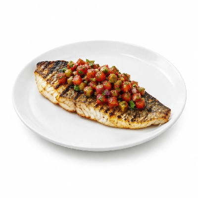 The Cheesecake Factory Grilled Branzino with Mediterranean Salsa