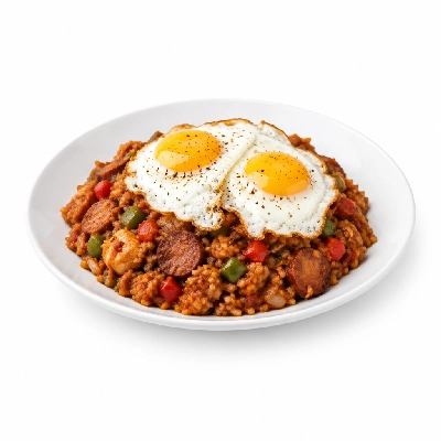 The Cheesecake Factory Jambalaya Hash & Eggs