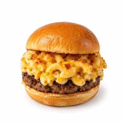 The Cheesecake Factory Macaroni and Cheese Burger