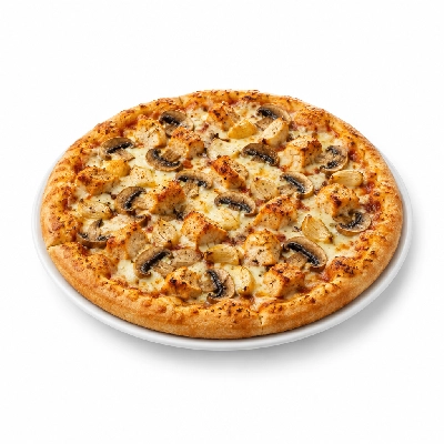 The Cheesecake Factory Pizza Chicken Mushroom and Roasted Garlic