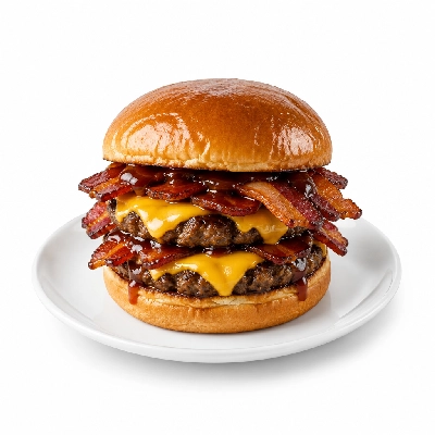 The Cheesecake Factory Specialties Double BBQ Bacon Cheeseburger