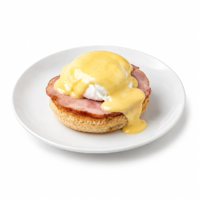 The Cheesecake Factory Sunday Brunch Eggs Benedict with Canadian Bacon