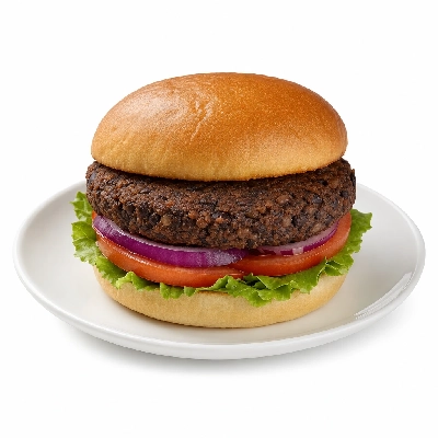 The Loop Restaurant Sandwiches Black Bean Burger