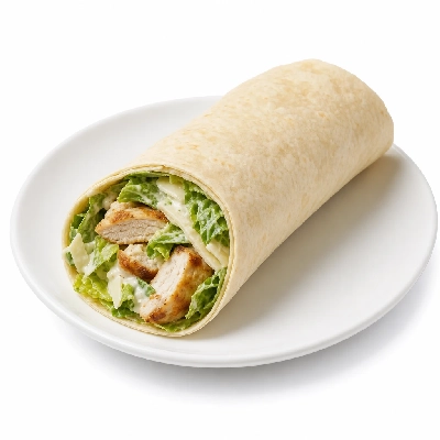 The Loop Restaurant Sandwiches Chicken Caesar Wrap without Bun
