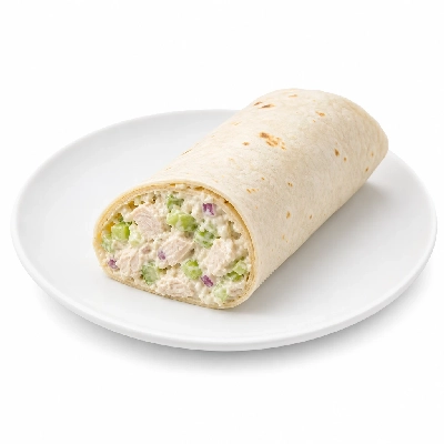 The Loop Restaurant Sandwiches Chicken Salad Wrap without Bun