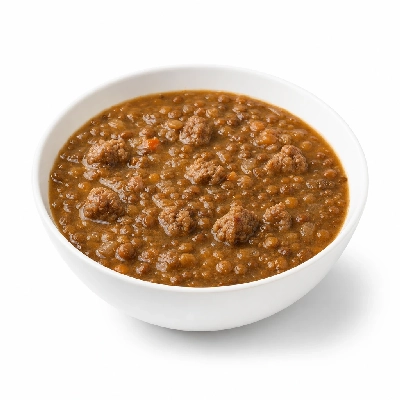 The Loop Restaurant Soups Italian Sausage and Lentil Cup
