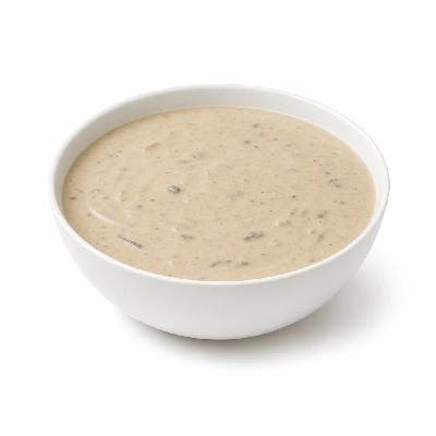 The Loop Restaurant Soups Mushroom and Brie Bisque Bowl