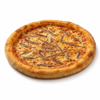 The Loop Restaurant Thick Crust Pizza Adds Anchovies Medium
