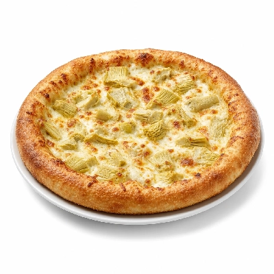 The Loop Restaurant Thick Crust Pizza Adds Artichokes Medium
