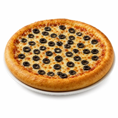 The Loop Restaurant Thick Crust Pizza Adds Black Olives Medium