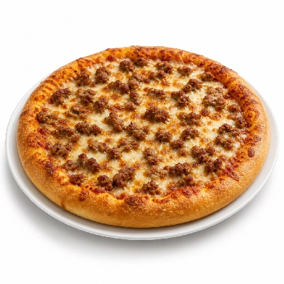 The Loop Restaurant Thick Crust Pizza Adds Sausage