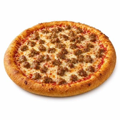 The Loop Restaurant Thick Crust Pizza Adds Sausage Medium