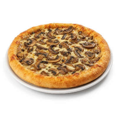 The Loop Restaurant Thick Crust Pizza Adds Sauteed Mushrooms