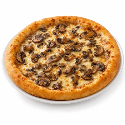 The Loop Restaurant Thick Crust Pizza Adds Sauteed Mushrooms Medium