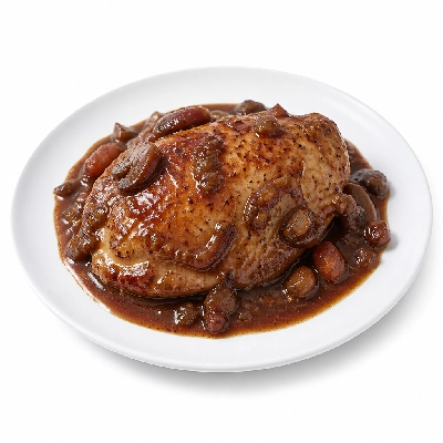 The Melting Pot All Natural Breast of Chicken Coq Au Vin Individual Entree Selection