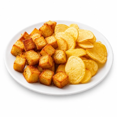 The Melting Pot Bread and Chip Bowl for Cheese Fondue Side