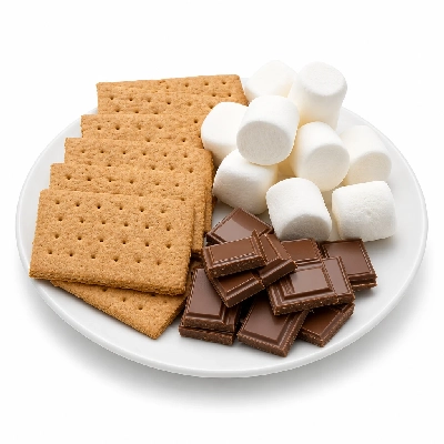 The Melting Pot S'mores Dessert Plate for Chocolate Fondue Side