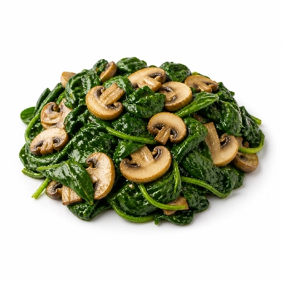 The Melting Pot Spinach Mushroom Salad