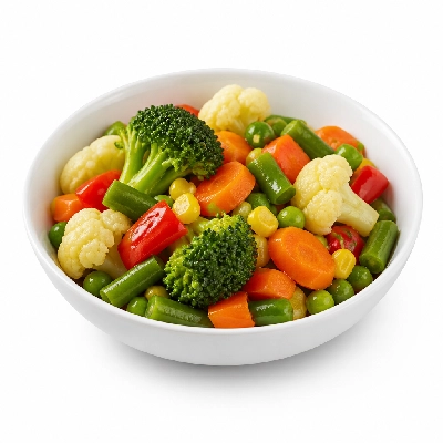 The Melting Pot Vegetable Medley with Entree, Coq Au Vin Side