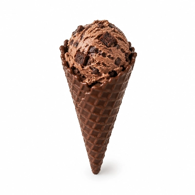 The Yard Milkshake Bar Better Brownie Batter Big Waffle Cone Dipped in Chocolate