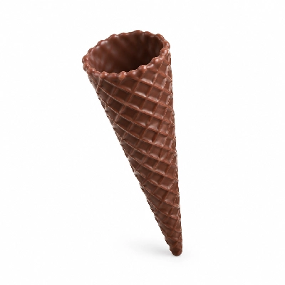 The Yard Milkshake Bar Big Waffle Cone Dipped in Chocolate