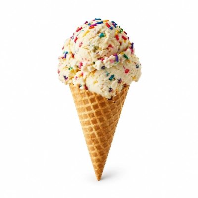 The Yard Milkshake Bar Birthday Batter Big Waffle Cone