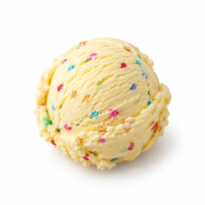 The Yard Milkshake Bar Birthday Batter Ice Cream 4 Oz Bowl