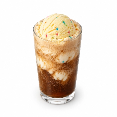 The Yard Milkshake Bar Birthday Batter Root Beer Float