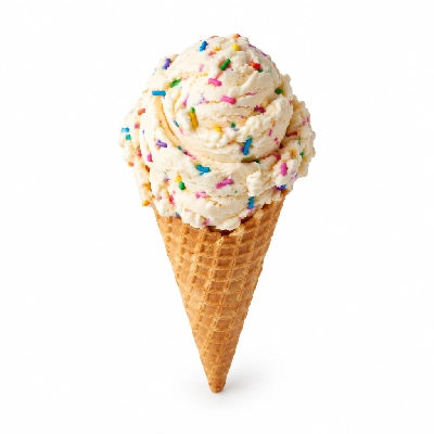 The Yard Milkshake Bar Birthday Batter Sugar Cone