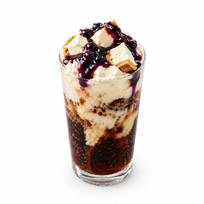 The Yard Milkshake Bar Blueberry Cheesecake Coke Float