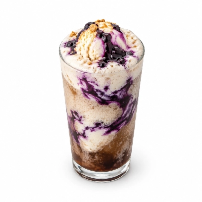 The Yard Milkshake Bar Blueberry Cheesecake Root Beer Float