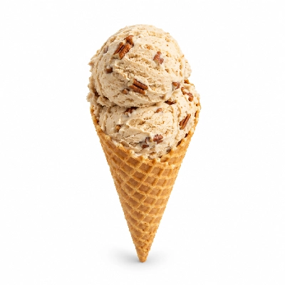 The Yard Milkshake Bar Butter Pecan Big Waffle Cone