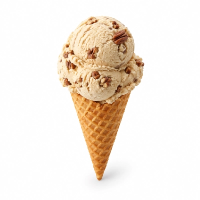 The Yard Milkshake Bar Butter Pecan Sugar Cone