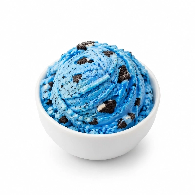 The Yard Milkshake Bar Caramel Cheesecake Cookie Monster Ice Cream 4 Oz Bowl