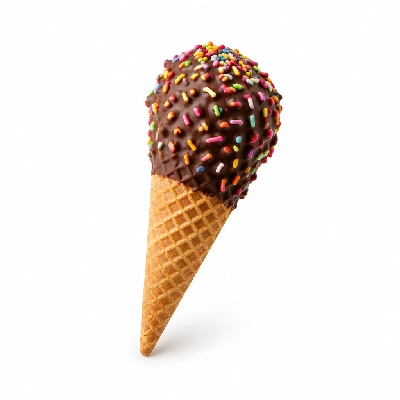 The Yard Milkshake Bar Caramel Cheesecake Cookie Monster Sugar Cone Dipped in Chocolate and Sprinkles