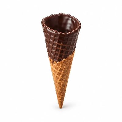 The Yard Milkshake Bar Chocolate Big Waffle Cone Dipped in Chocolate