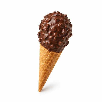 The Yard Milkshake Bar Chocolate Chunk Sugar Cone Dipped in Chocolate