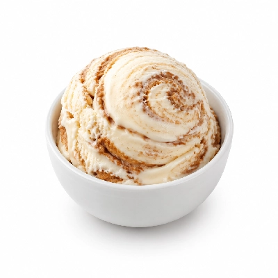 The Yard Milkshake Bar Cinnamon Bun Ice Cream 12 Oz Bowl