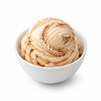 The Yard Milkshake Bar Cinnamon Bun Ice Cream 8 Oz Bowl