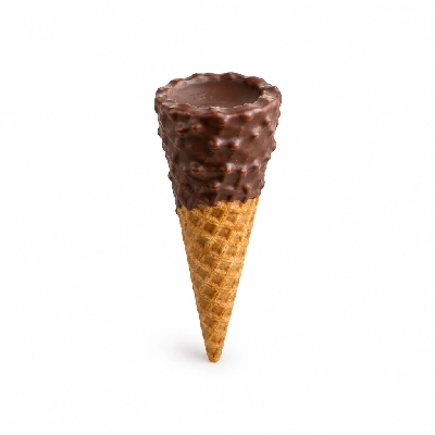 The Yard Milkshake Bar Cookie Butter Craze Little Waffle Cone Dipped in Chocolate