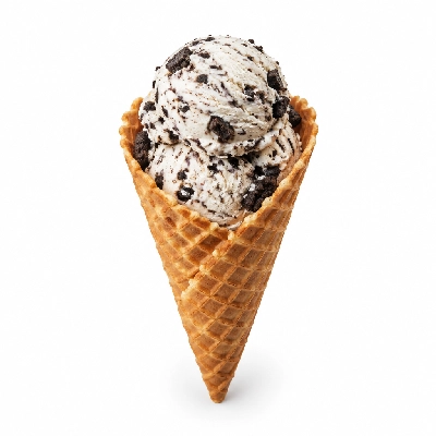 The Yard Milkshake Bar Cookies and Cream Big Waffle Cone