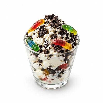 The Yard Milkshake Bar Cookies and Worms Sundae