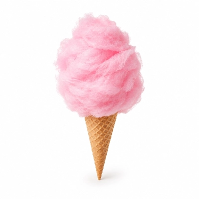 The Yard Milkshake Bar Cotton Candy Sugar Cone