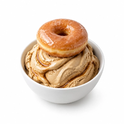 The Yard Milkshake Bar Doughnut Touch My Coffees & Cream Ice Specialty Bowl