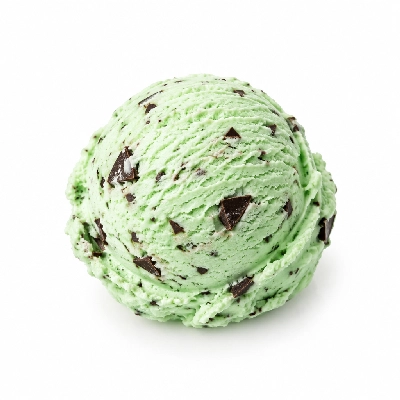 The Yard Milkshake Bar Green Mint Chip Ice Cream 12 Oz Bowl