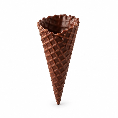 The Yard Milkshake Bar Heavenly Hazelnut Big Waffle Cone Dipped in Chocolate