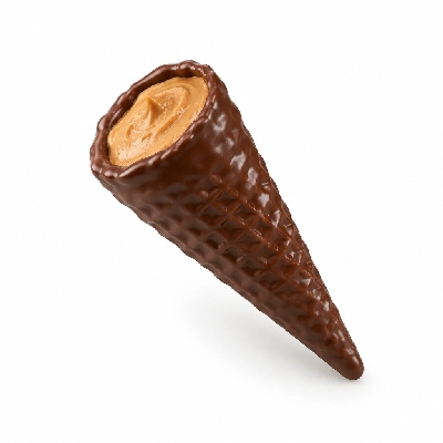 The Yard Milkshake Bar Honey Roasted Peanut Butter Sugar Cone Dipped in Chocolate